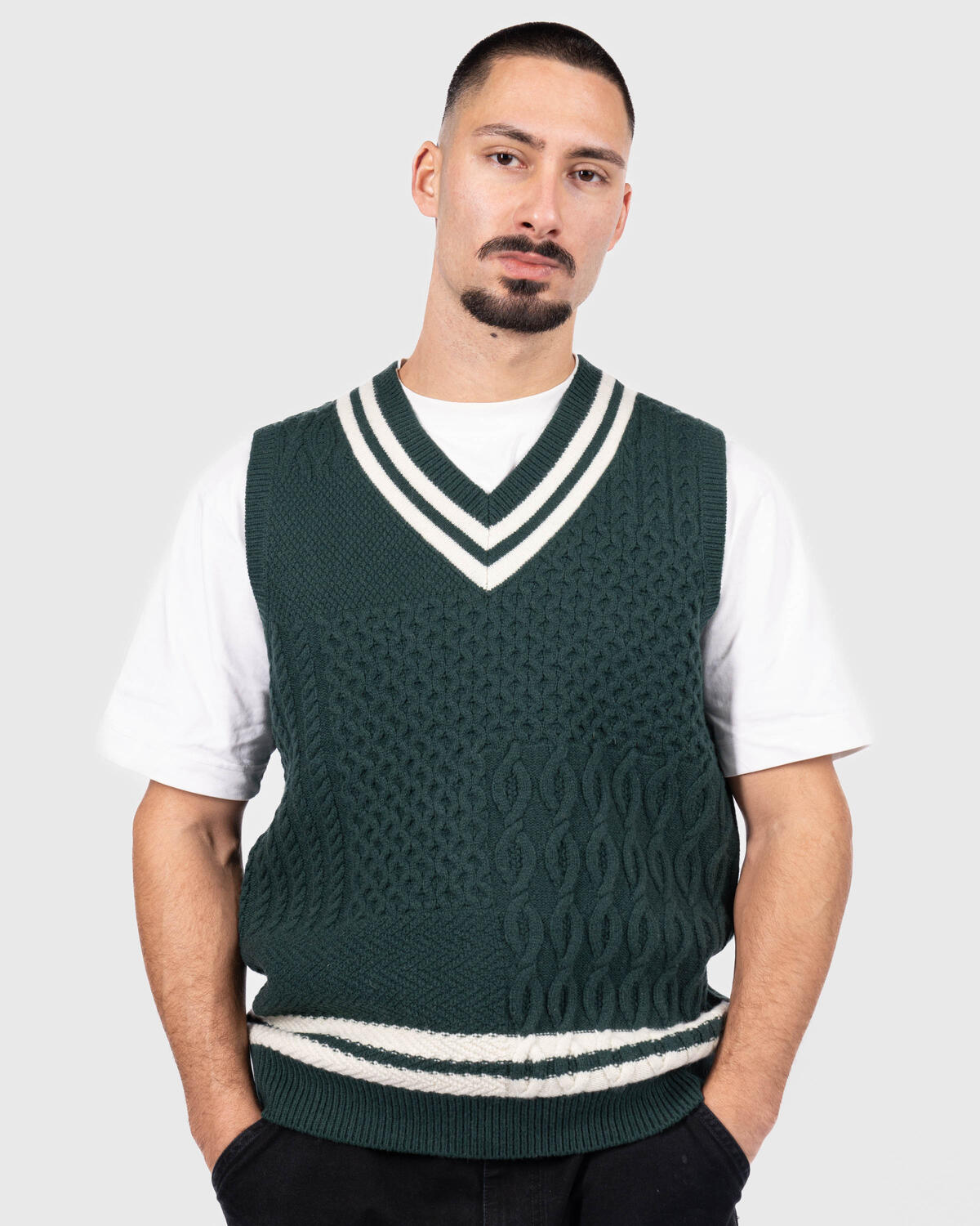 Beams+ Cricket Vest Patchwork Like | 3805003204865 | AFEW STORE